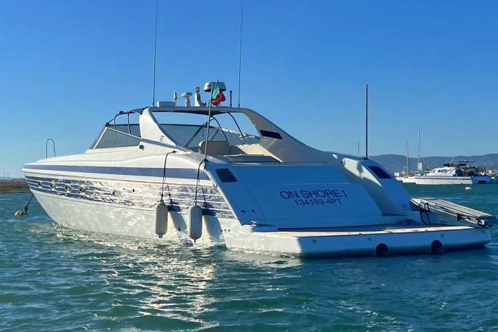 a boat that is floating in the water