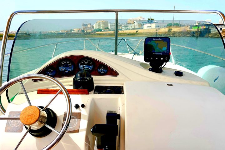 a boat on a body of water